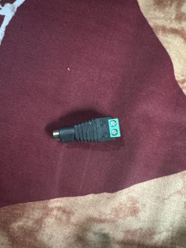 DC Power Jack Plug 2.1mm x 5.5mm Female Male Pair Adapter Connector photo review