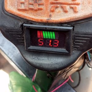DC 12V-60V Battery Capacity Indicator ACID Lead-acid Lead Battery Charge Level LED Tester Red Digital Voltmeter photo review
