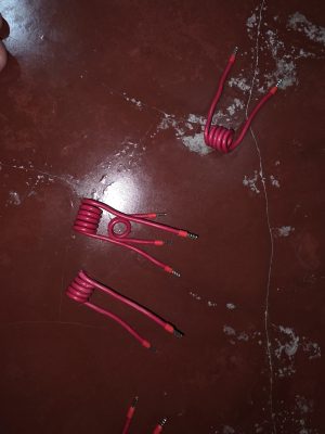 1RM 18AWG 1.0mm² Insulated Cord End Terminal Wire E1008 Red & Black ferrules Pin photo review