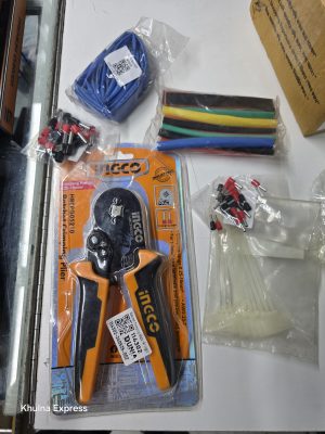 ingco Ratchet Crimping 6" Plier Patented 0.235 to10mm² AWG 23 to 7 HRCPG05210 photo review