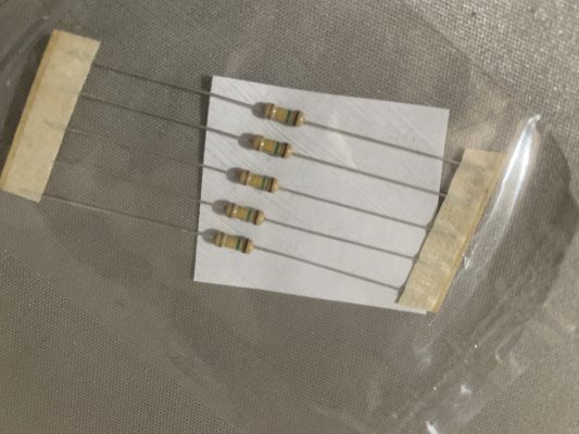150k ohm 1/4 watt Quarter watt Resistor ±5% 150kΩ 150 Kohms 150000 ohms Carbon Film Resistance photo review
