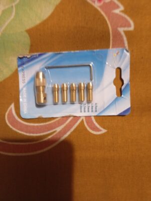 7pcs 0.5-3mm Mini Drill Chuck Adapter Collets Set of Quick Chuck Copper Tools photo review