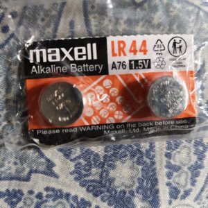 Maxell LR44 A76 76A AG13 L1154 G13 V13GA 357 Individually Alkaline Battery 1.5v Battery photo review