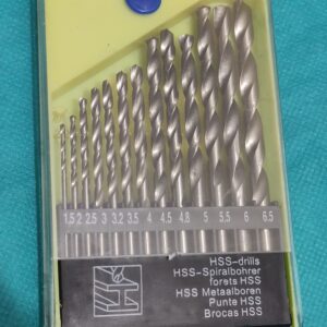 HSS Drill Bit 13 Pieces (1.5-6.5) Set for Wood, Aluminum, Plastic photo review