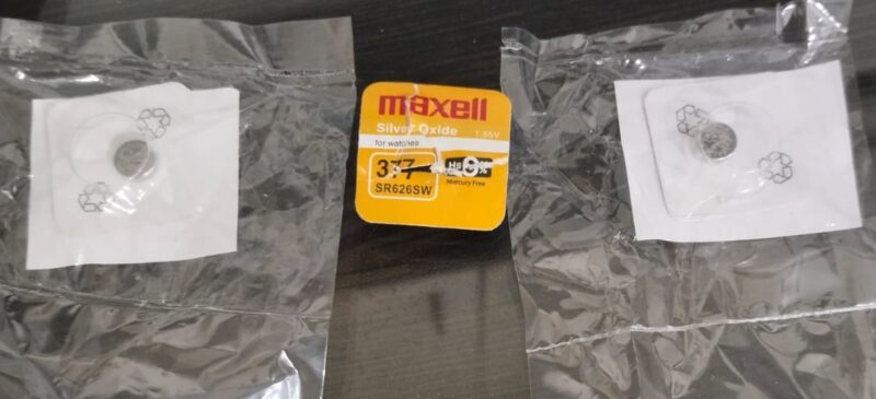 Maxell 377/376 SR626SW Watch Silver Oxide Battery photo review