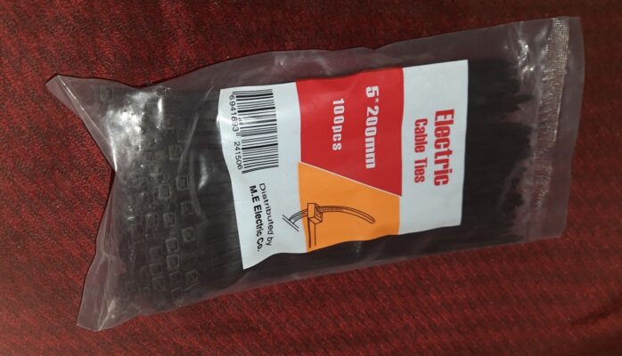 8 inch Cable Ties (5*200mm) (Local) Zip Wraps Strap Nylon Fastening Ring Loop Wire industrial Cable Ties photo review