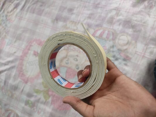 Double Sided Foam Adhesive Tape off white photo review