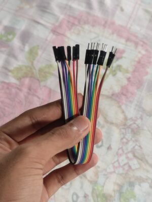 10 Piece Jumper Wire Rainbow Color Male to Male / Male to Female / Female to Female / Combo Set photo review