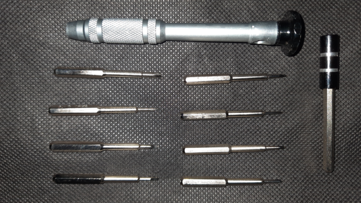 SW-8143 Multipurpose Precision Screwdriver Set 9 Bits for Phone Watch Sun Glass Repair work and DIY photo review