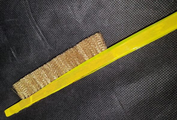 Wire Brush Mini Rust Removing Brass Metal Cleaning Tool photo review
