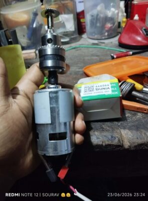 5mm Shaft Drill Chuck B10 0.6-6mm With Key For 775 Motor photo review