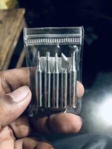 Soldering Iron Head Set 5PCS KD 900M Inside Hot Bare Copper Electric Soldering Iron Tip photo review