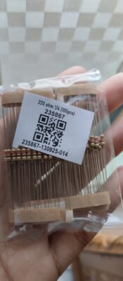 220k ohm 1/4 watt Quarter watt Resistor ±5% 220kΩ 220 Kohms 220000 ohms Carbon Film Resistance photo review