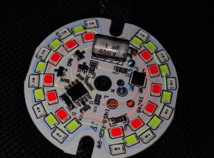 9 Watt RGB Multi Color DOB Driver on Board 7 in 1 Automatic or Manual Color Changing LED Bulb photo review