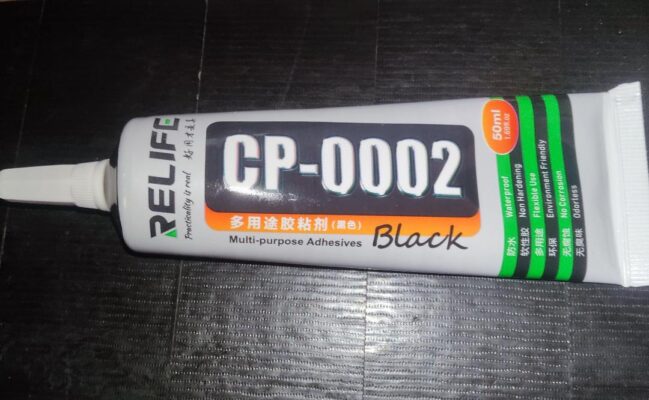 RELIFE CP-0002 Black Multi-Purpose Adhesive 50ml Waterproof Glue photo review